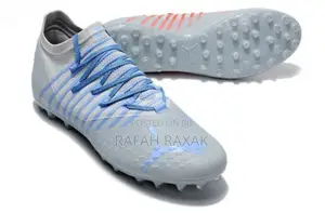 Original Silver/Blue Puma Future Z Mg Turf Football Boots