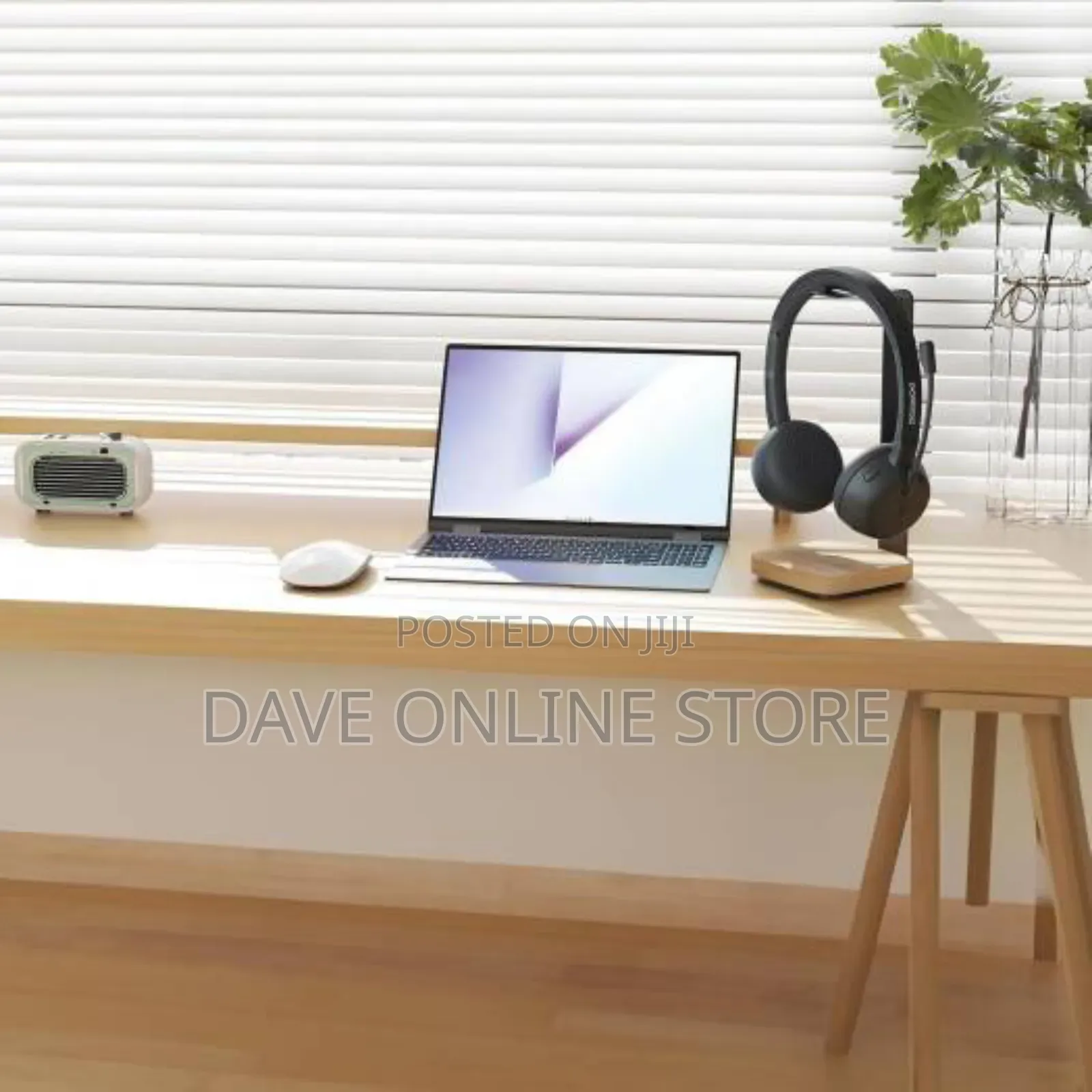 Porodo Office Wireless Headset, 20mw Max Power- Black