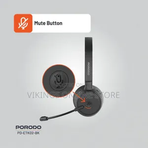 Porodo Office Wireless Headset With 20 Hours Working Time,