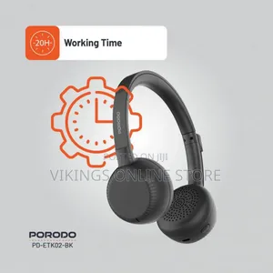 Porodo Office Wireless Headset With 20 Hours Working Time,