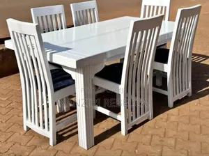 Photo - 6seater Dinning Set White Colour