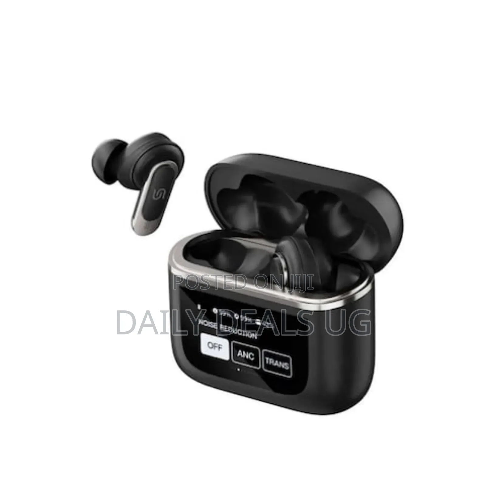 Porodo Pd-Stguide-Bk Touch Screen Anc TWS Earbuds Black