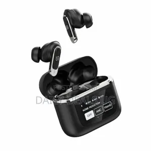 Porodo Pd-Stguide-Bk Touch Screen Anc TWS Earbuds Black