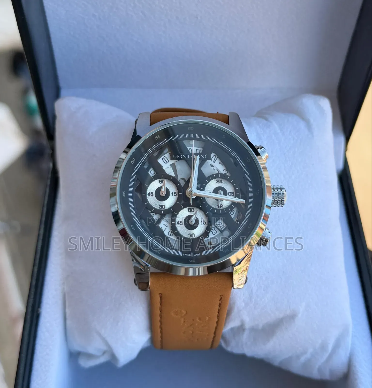 Vintage Men's Classy Analog Montblanc Wrist Watch