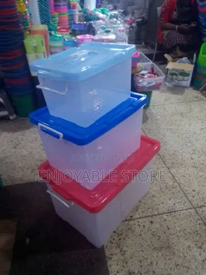 Plastic Storage Boxes 3pcs