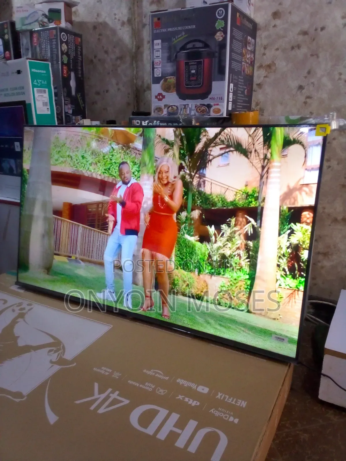 55 Inches Hisense Uhd Smart Flat Screen Tv