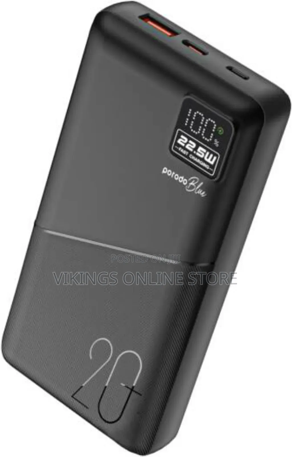 Porodo Blue 20000mah Quick Charge Powerbank Usb-A