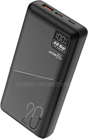 Porodo Blue 20000mah Quick Charge Powerbank Usb-A