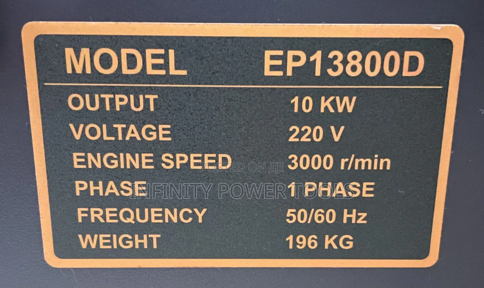 Easy Power Diesel Generator 10kva(Standby)