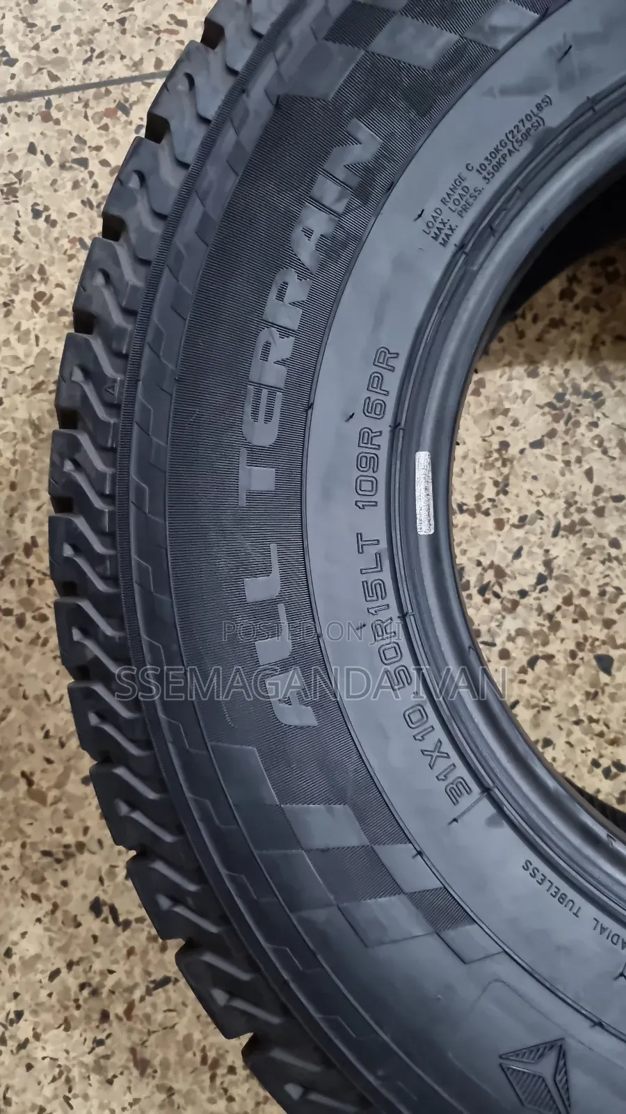 31x10.5r15 All Terrian Foreign Used