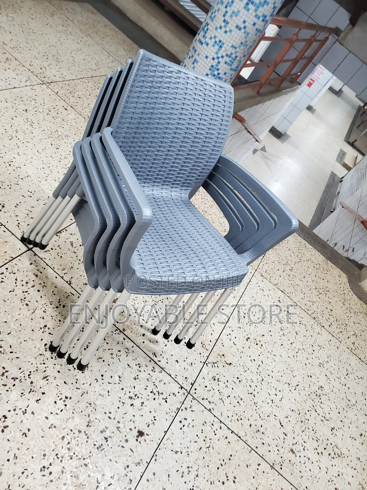 Outdoor Plastic Chairs Steel Leged