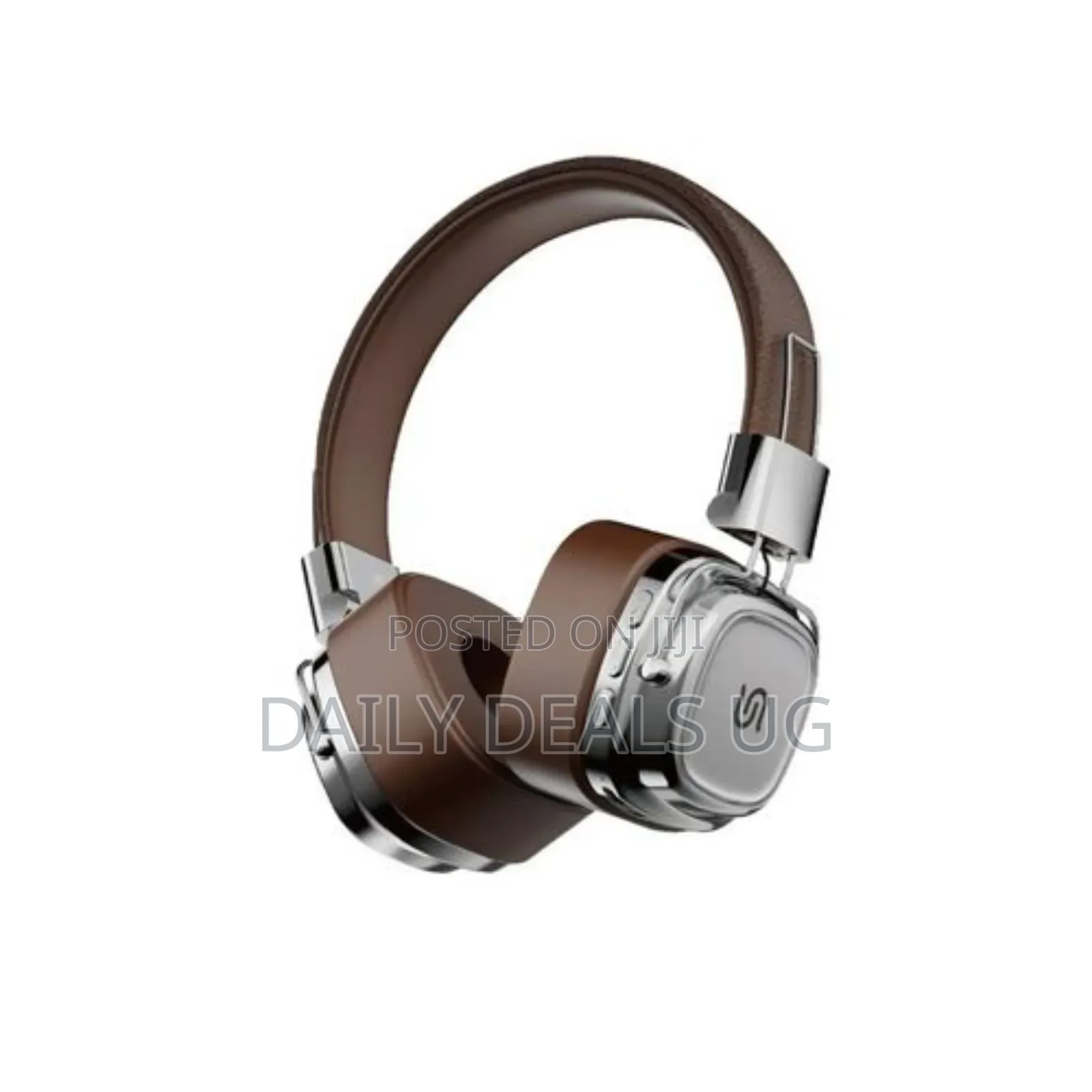 Porodo Vintage Wireless Enc Headphone Silver/Brown