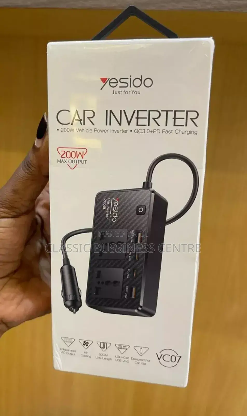 Yesido Car Inverter 200w (Vc07)