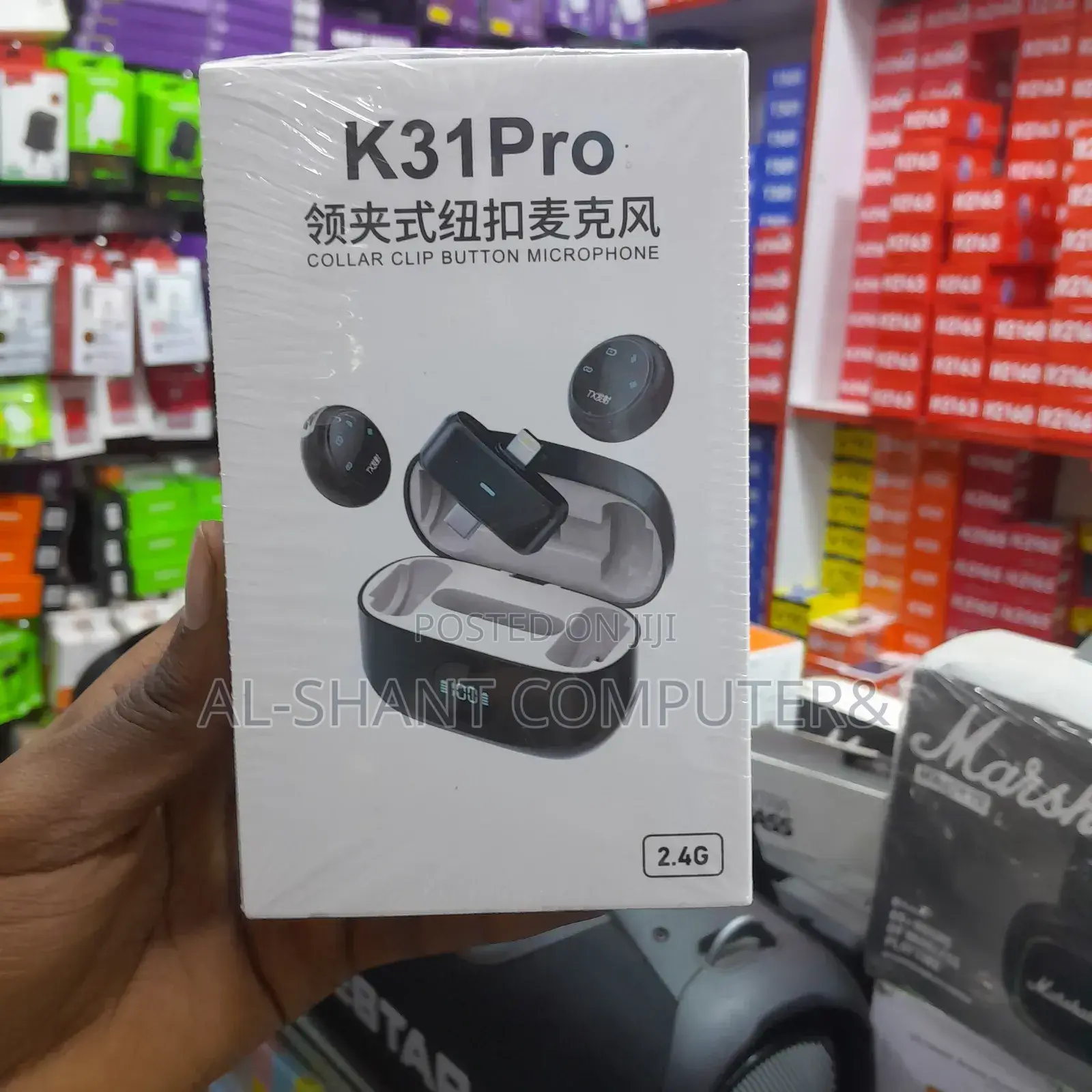 K31pro Collar Clip Button Microphone/Wireless Microphone