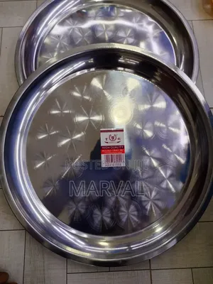 35 Inch High Quality Round Tray Set of 6pcs
