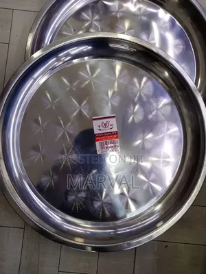 35 Inch High Quality Round Tray Set of 6pcs