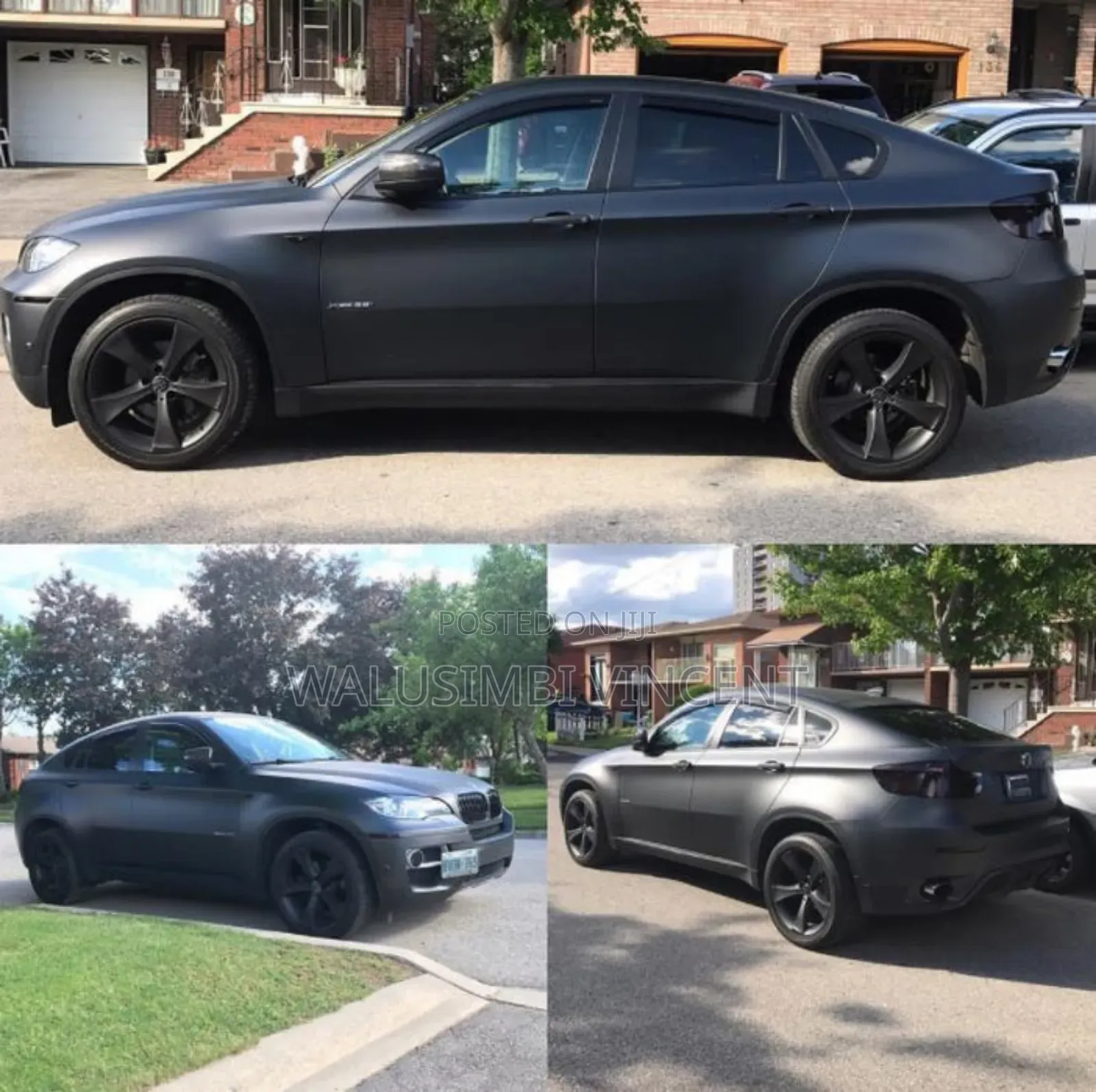 Matte Black Car Wrapping