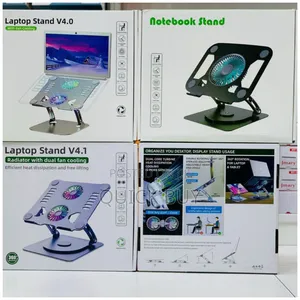 Laptop Stand With Dual Fan Cooling