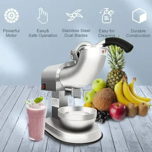 Double Blade Electric Ice Shaver Crusher Machine