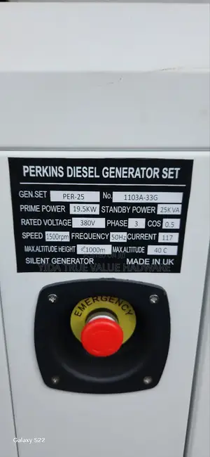Perkins Diesel Generator 25kv