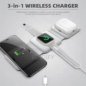 In 1 Wireless Charger
Magnetic Portable Charger Station