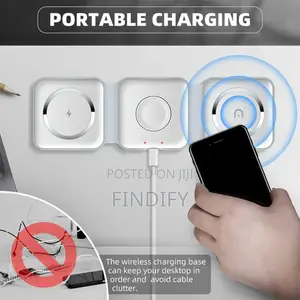 In 1 Wireless Charger
Magnetic Portable Charger Station