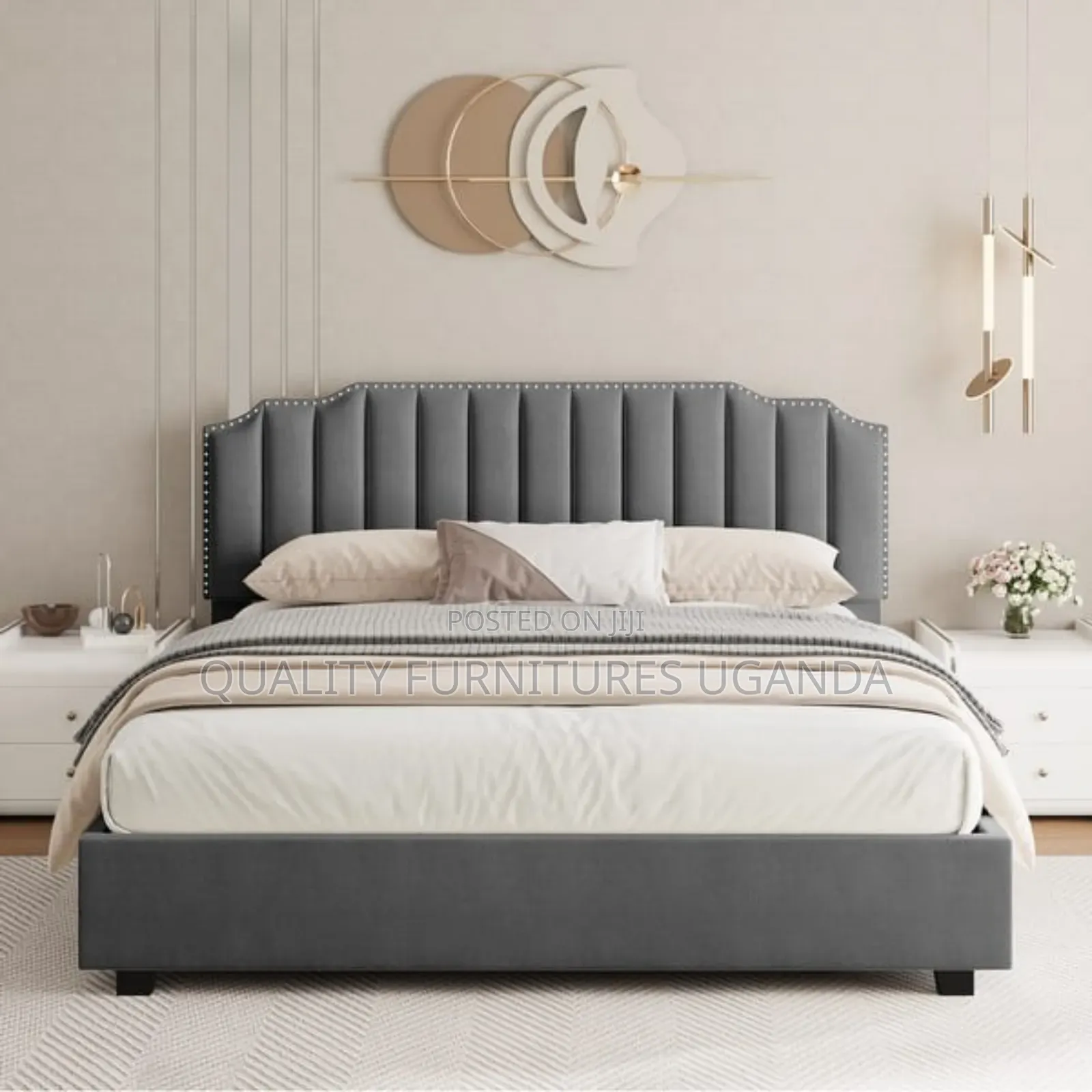 5x6 Gold Pin Fabric Bed