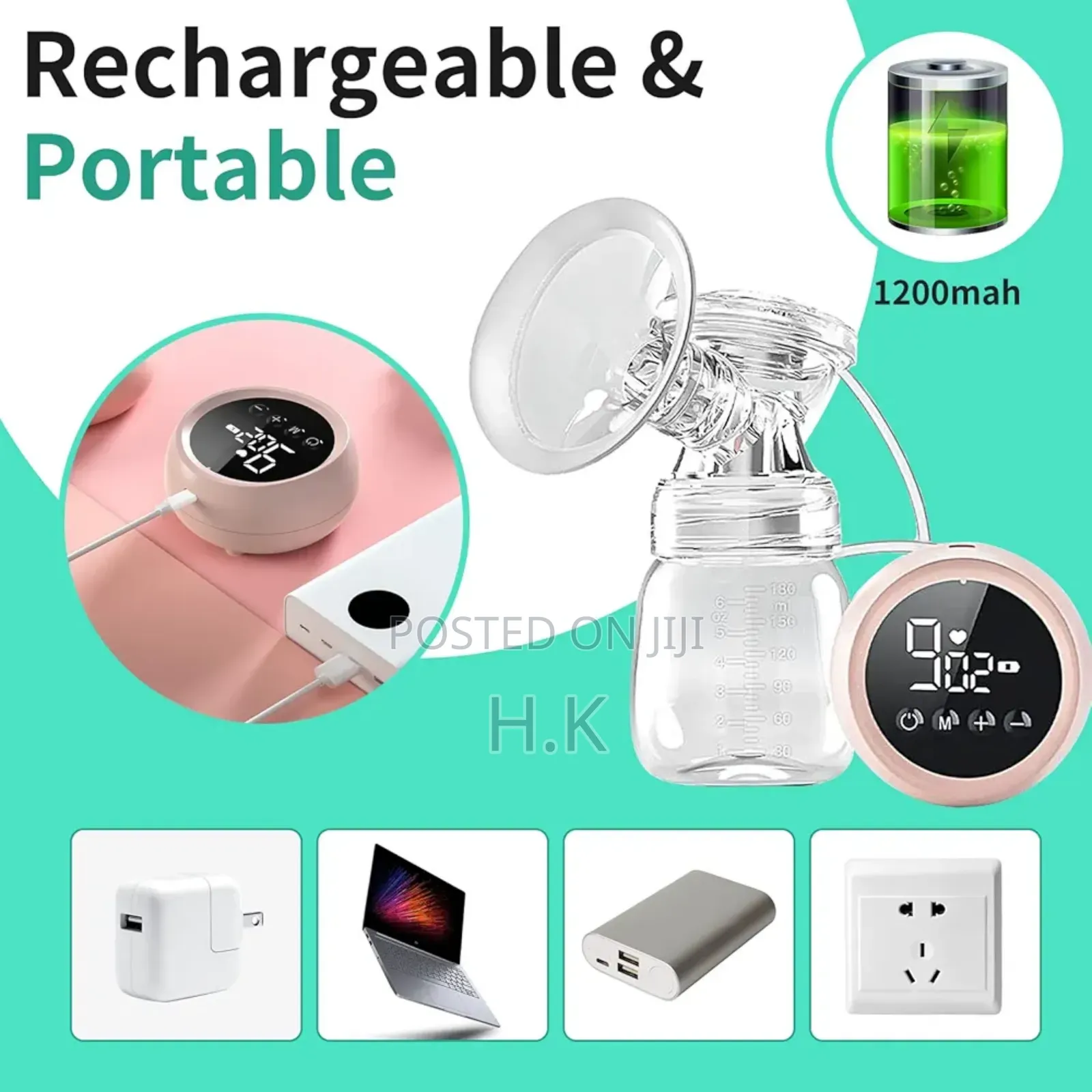 Electric Breast Pump, Model: Mz-608t