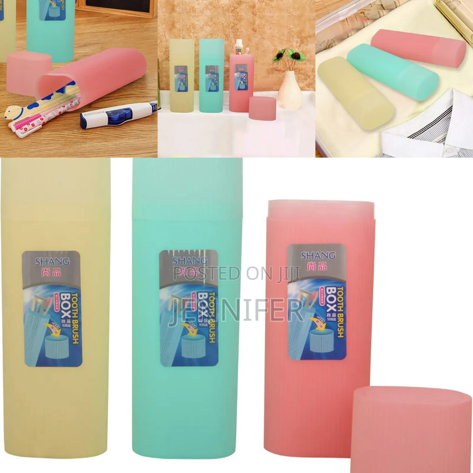 Portable Travel Toothbrush Storage Box Case