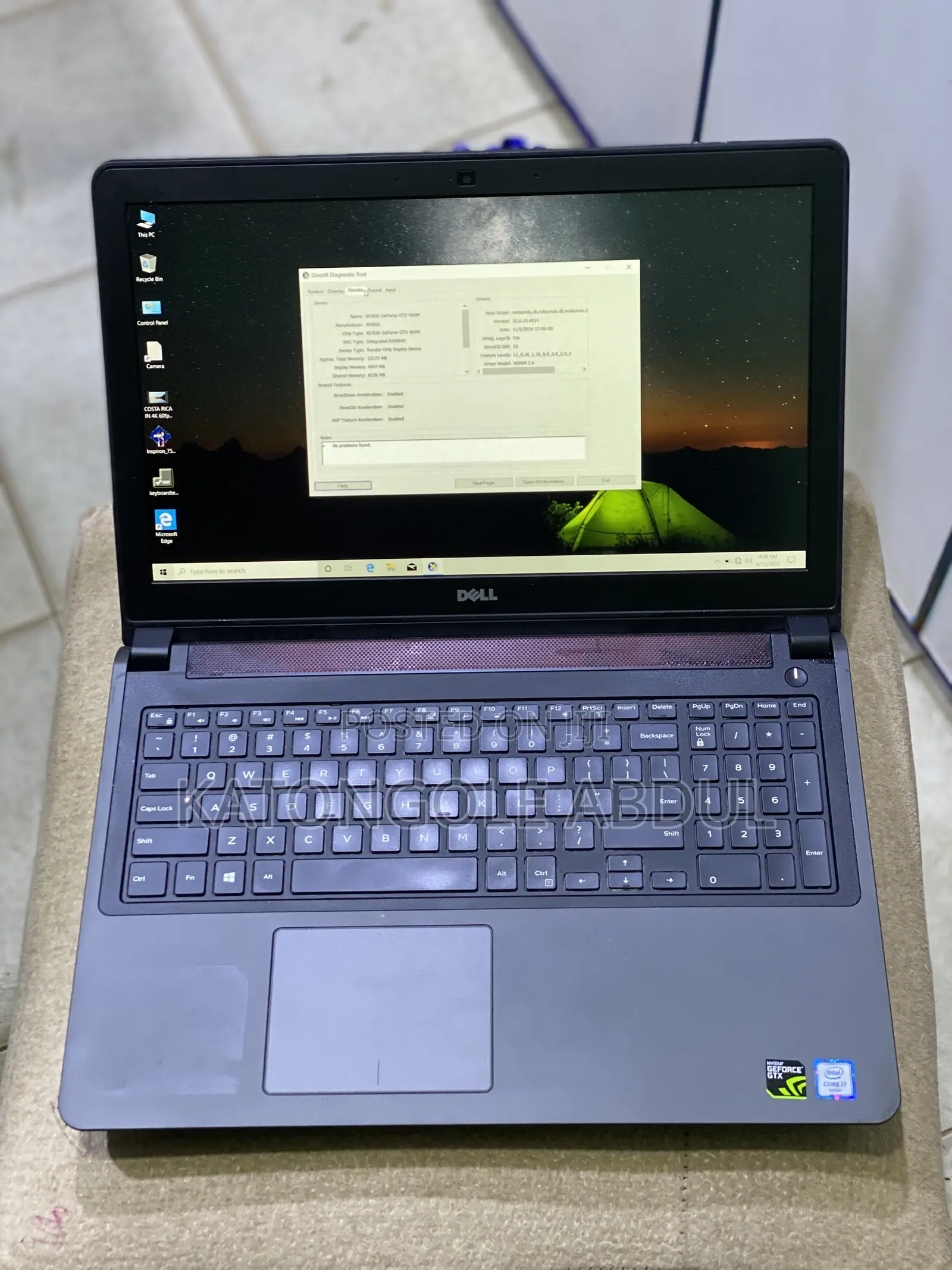 New Laptop Dell Inspiron 7566 16GB Intel Core I7 SSD 500GB