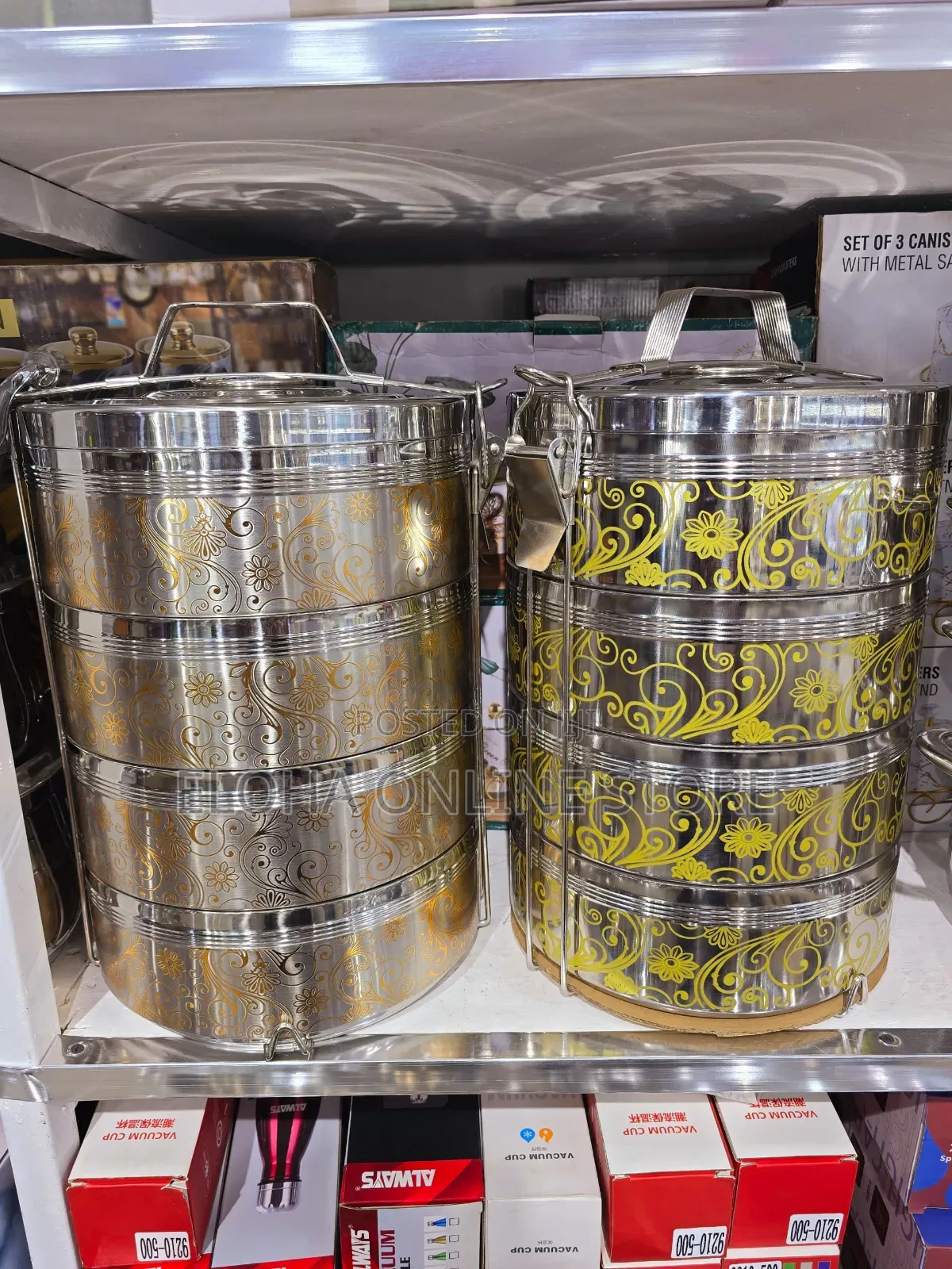 4tier Large Stainless Steel Food Flask
