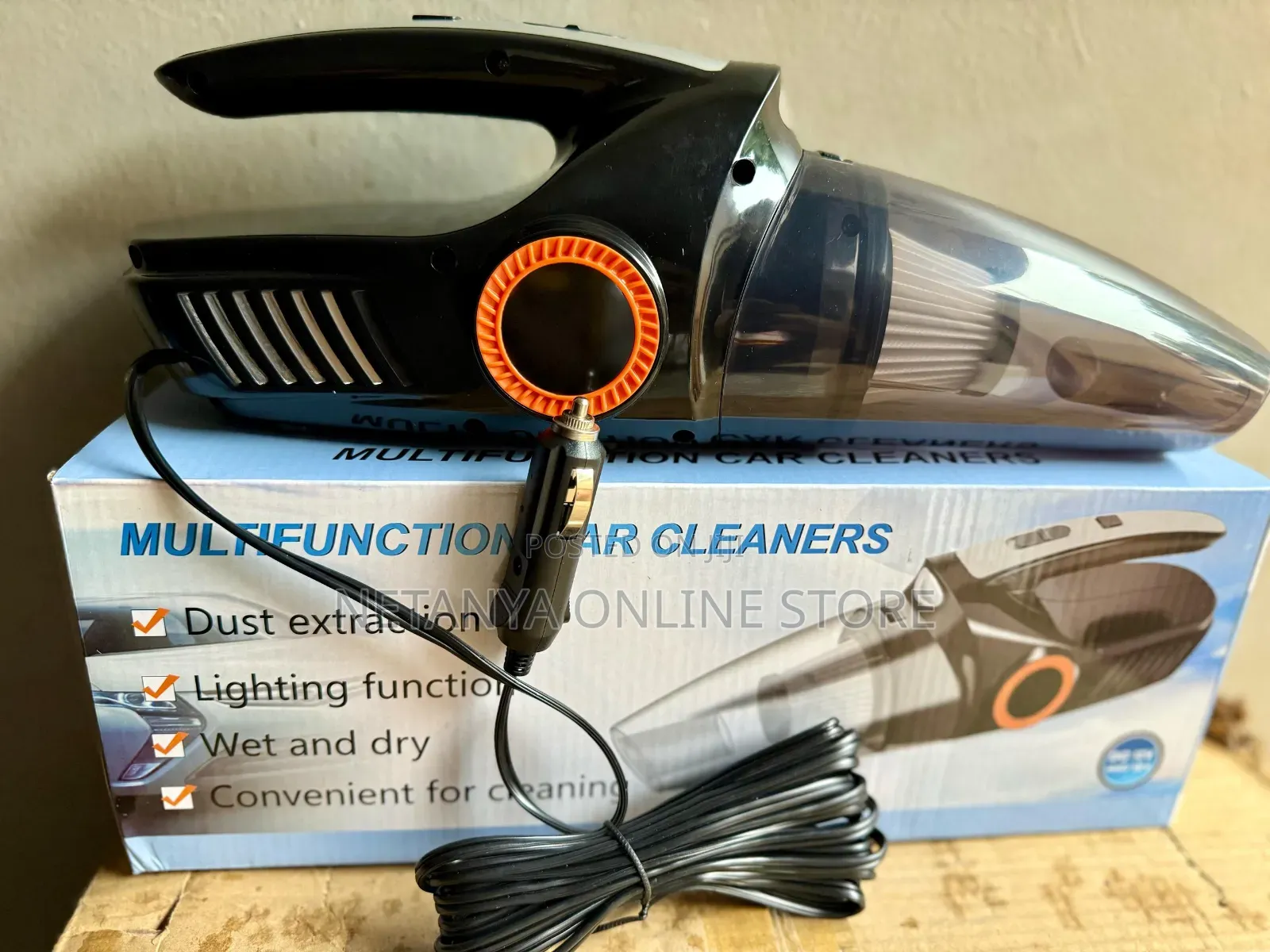 Multifunctional Wet and Dry Car Vacuum Cleaner