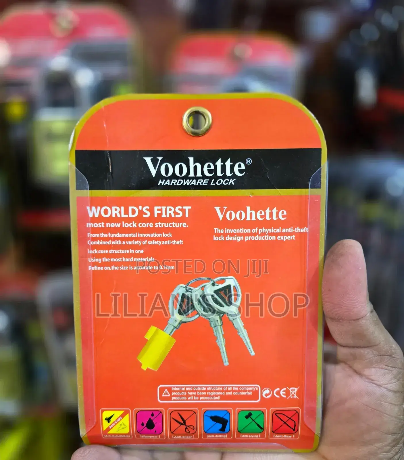 Voohette 70mm Anti Rust Top Security Padlock