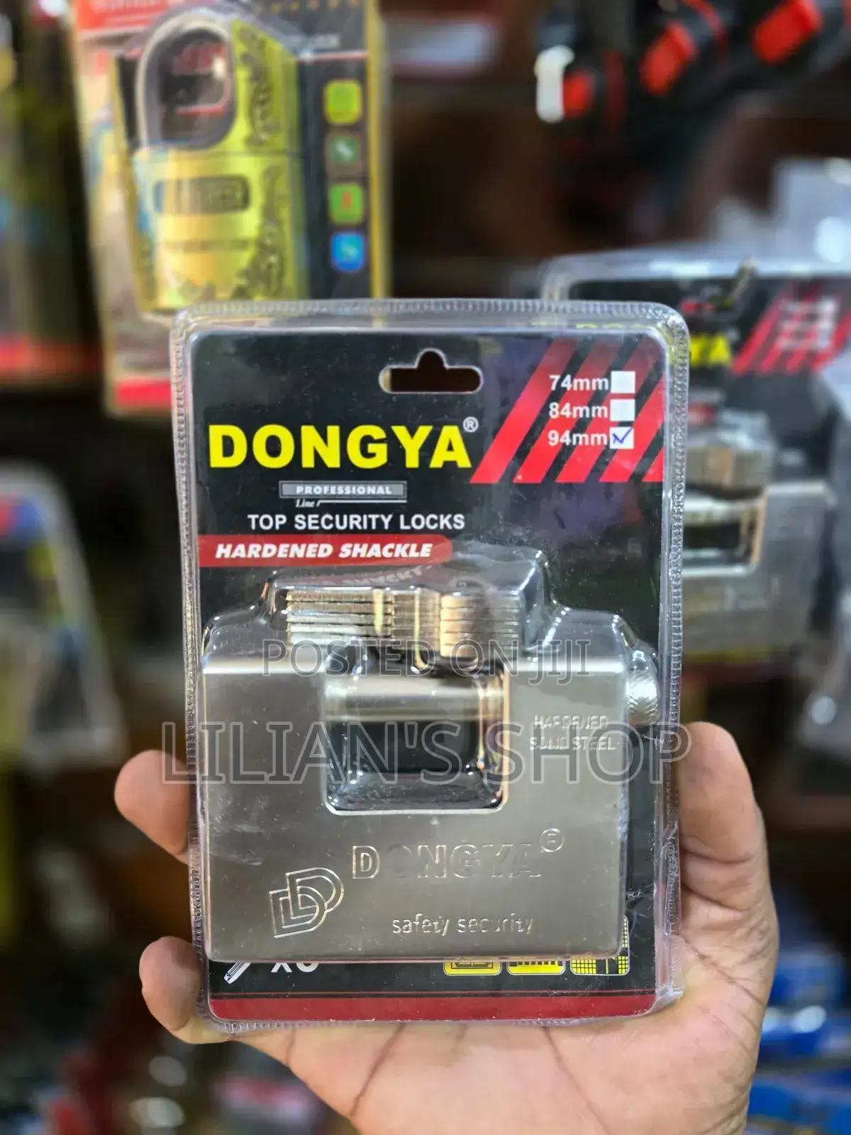 Dongya 94mm Original Heavy-Duty Stainless Steel Padlock
