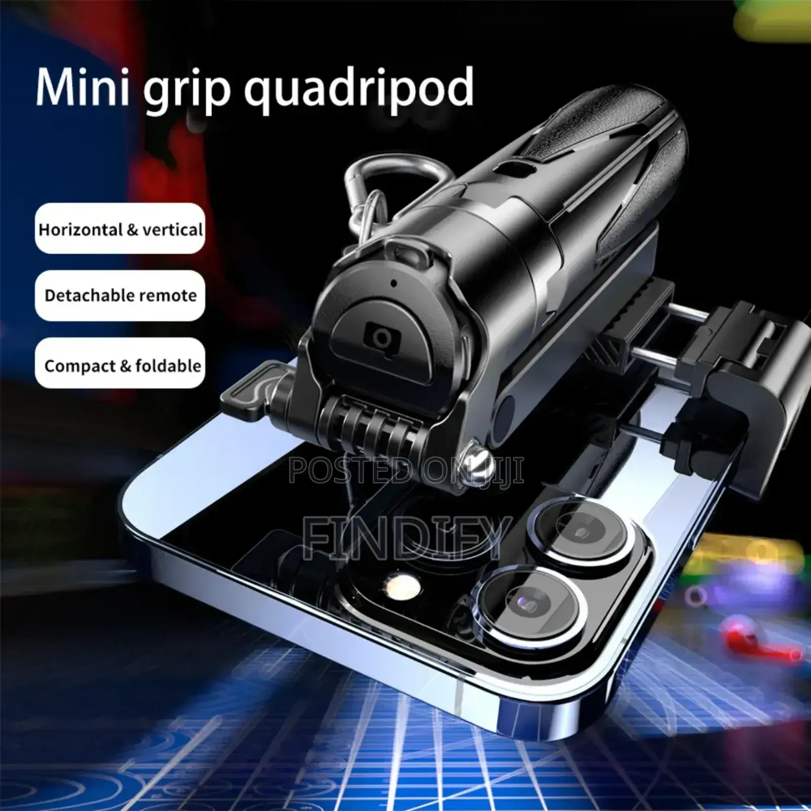 Tripod Support 4 Section Stretchable Selfie Stick