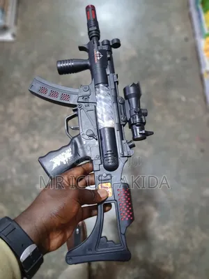 Kids Plastic Sound Light Infrared Fake Toy Ak 47 Gun