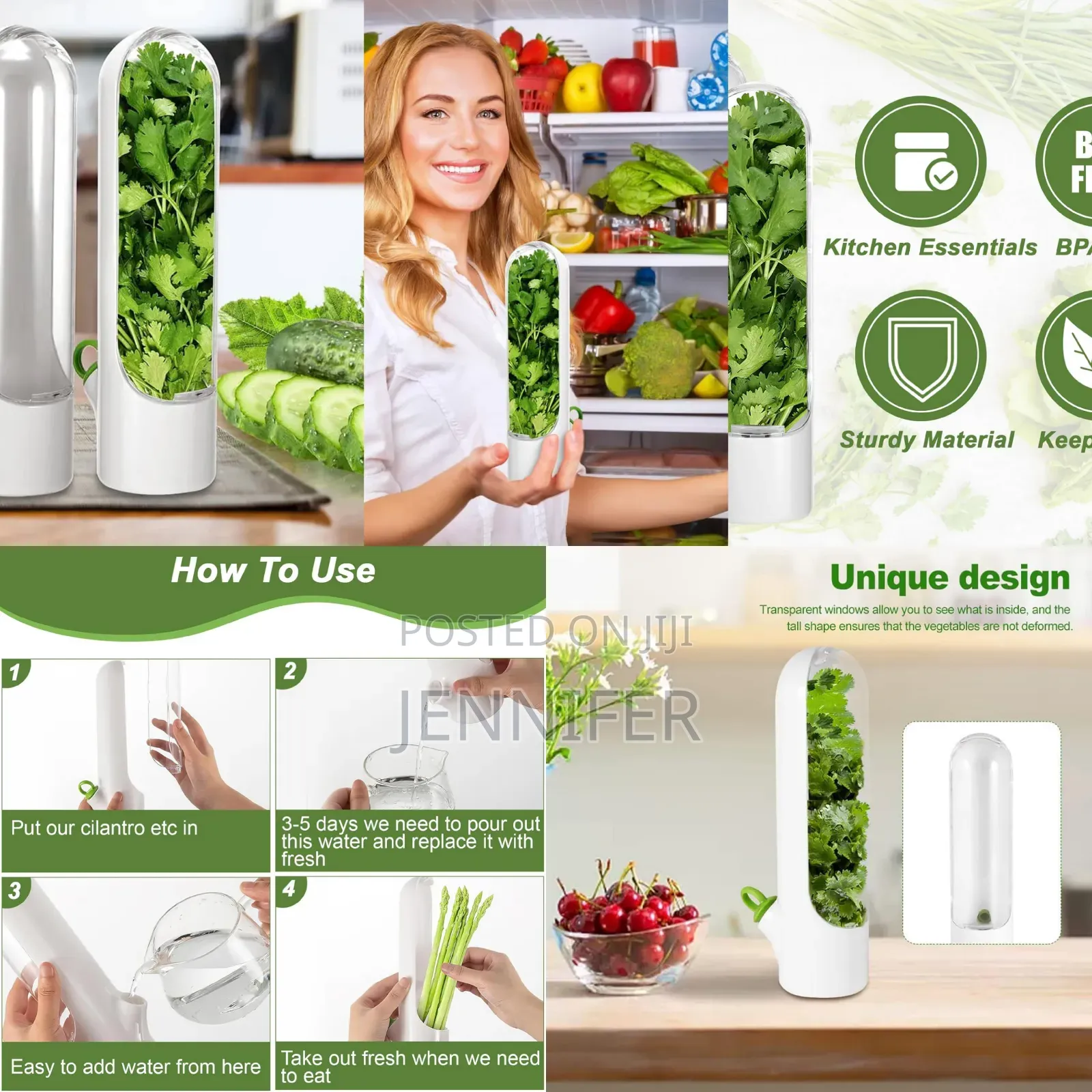 Refrigerator Herb Keeper