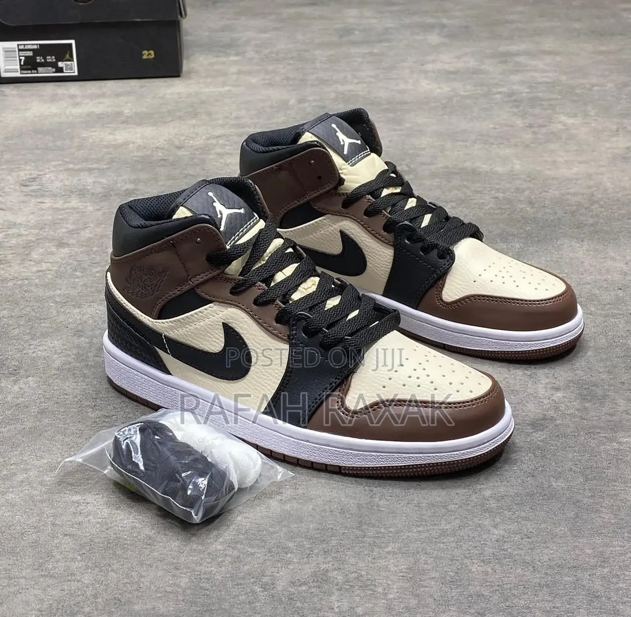 Original Nike Air Jordan 1 Mid Se “Paris” Ymca Sneakers