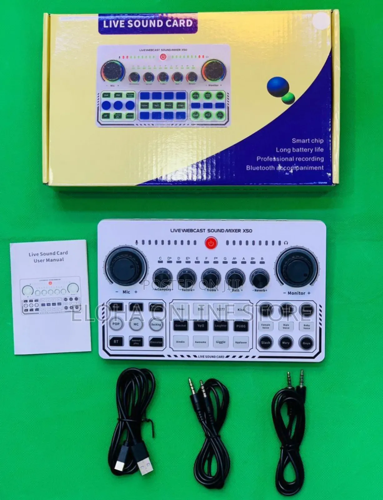 Portable Audio Mixer/Live Sound Card X50