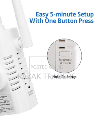Wifi Booster Range Extender, Dual Band Wifi of 5ghz 2.4ghz
