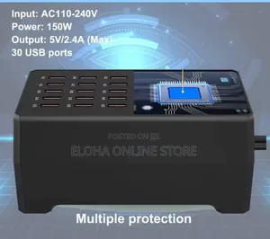 Usb Charger 30 Ports 150w Fast Charging Station Dock