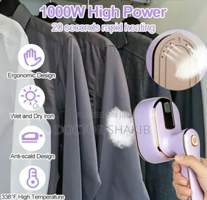 Portable 1000w Mini Steam Iron