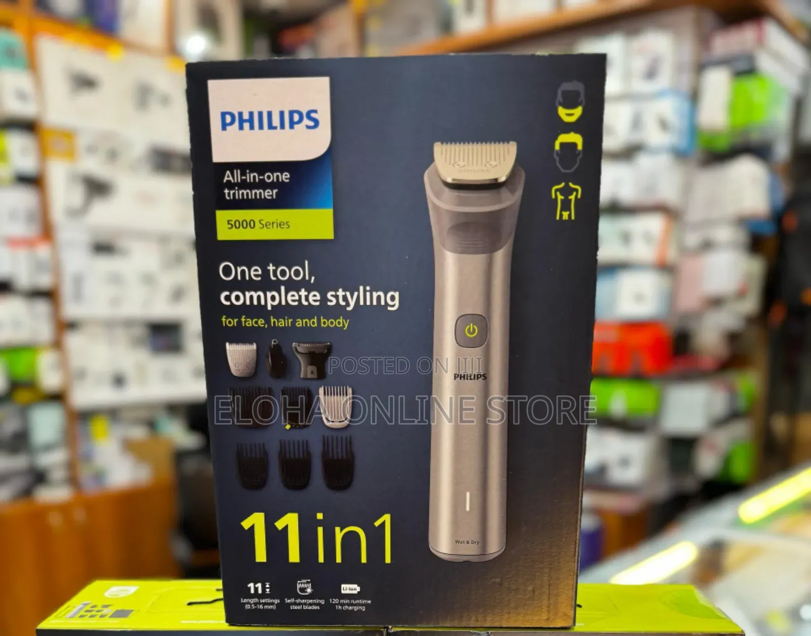 Unique Philips 11-in-1 Beard Trimmer for Face, Hair and Body
