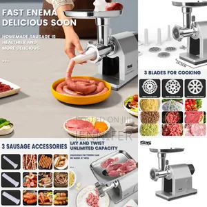 DSP 3in1 Meat Grinder - Sausage Maker 2000 W