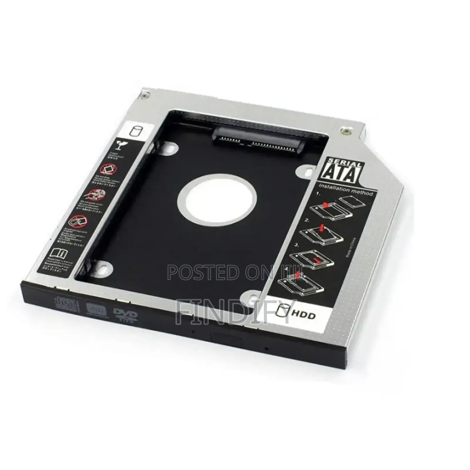 Compatible Aluminum Laptop Case
Optical Bay Second HDD