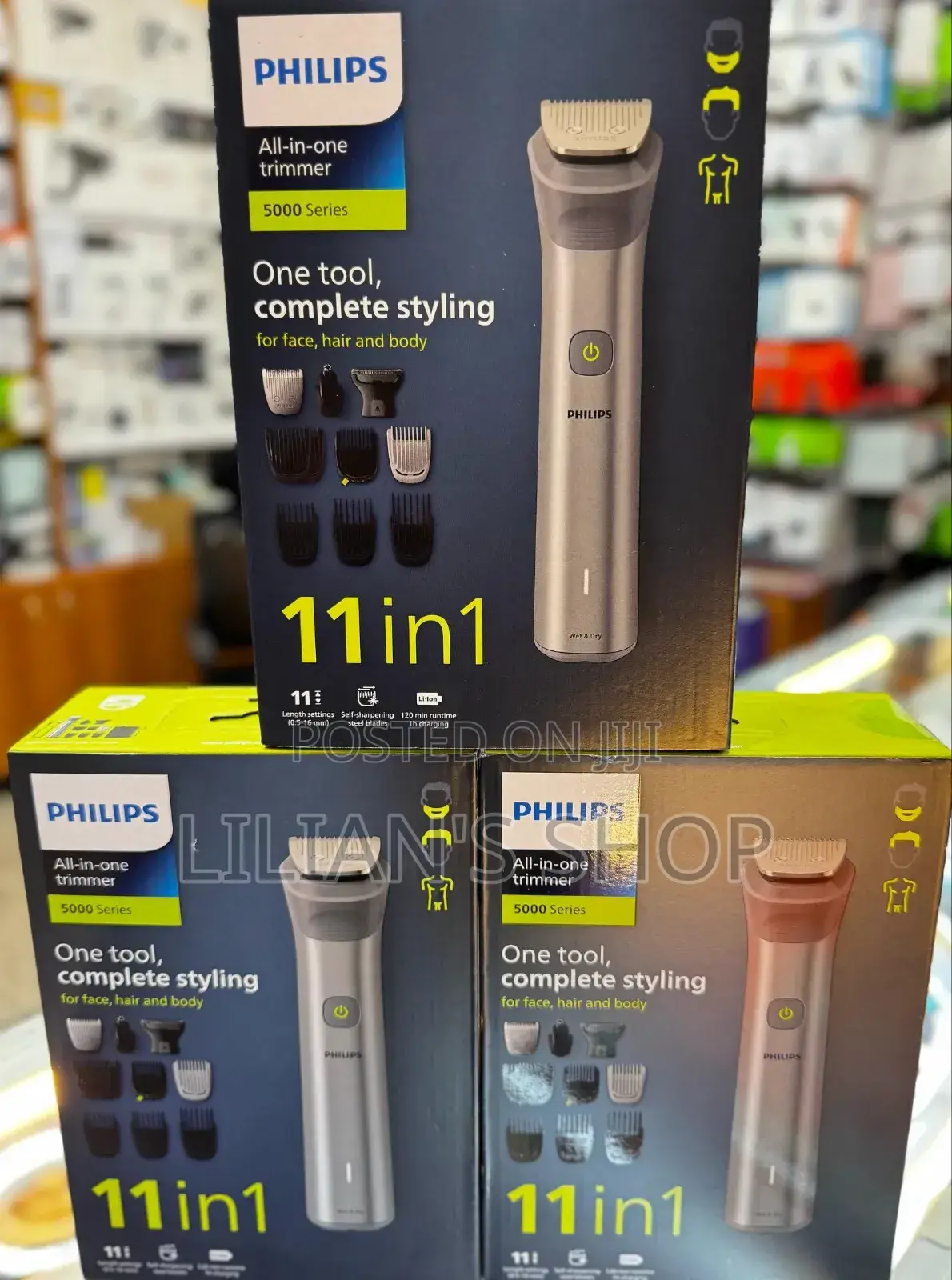 Philips 11-in-1 All-in-One Trimmer, Series 5000 Grooming Kit