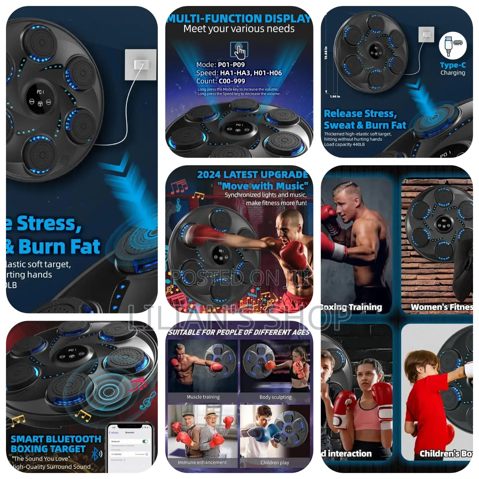 MDHL Boxing Training Machine With Music