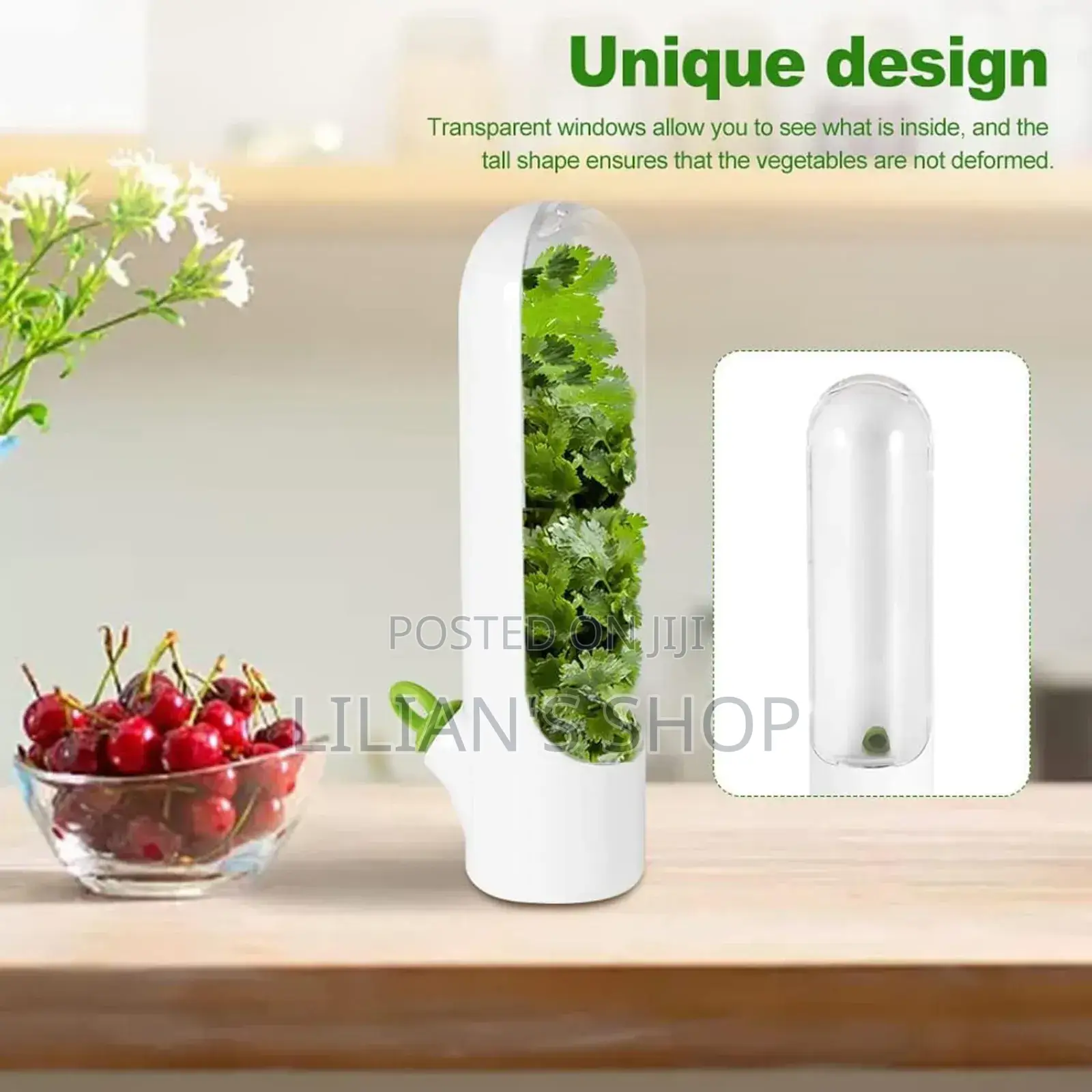 Refrigerator Herb Keeper