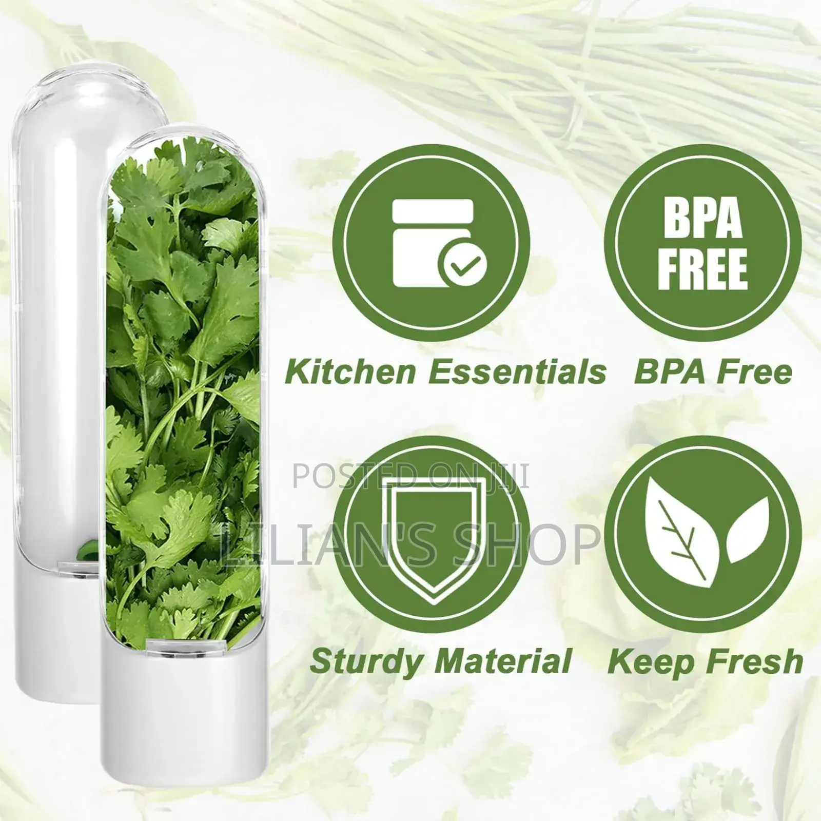 Refrigerator Herb Keeper