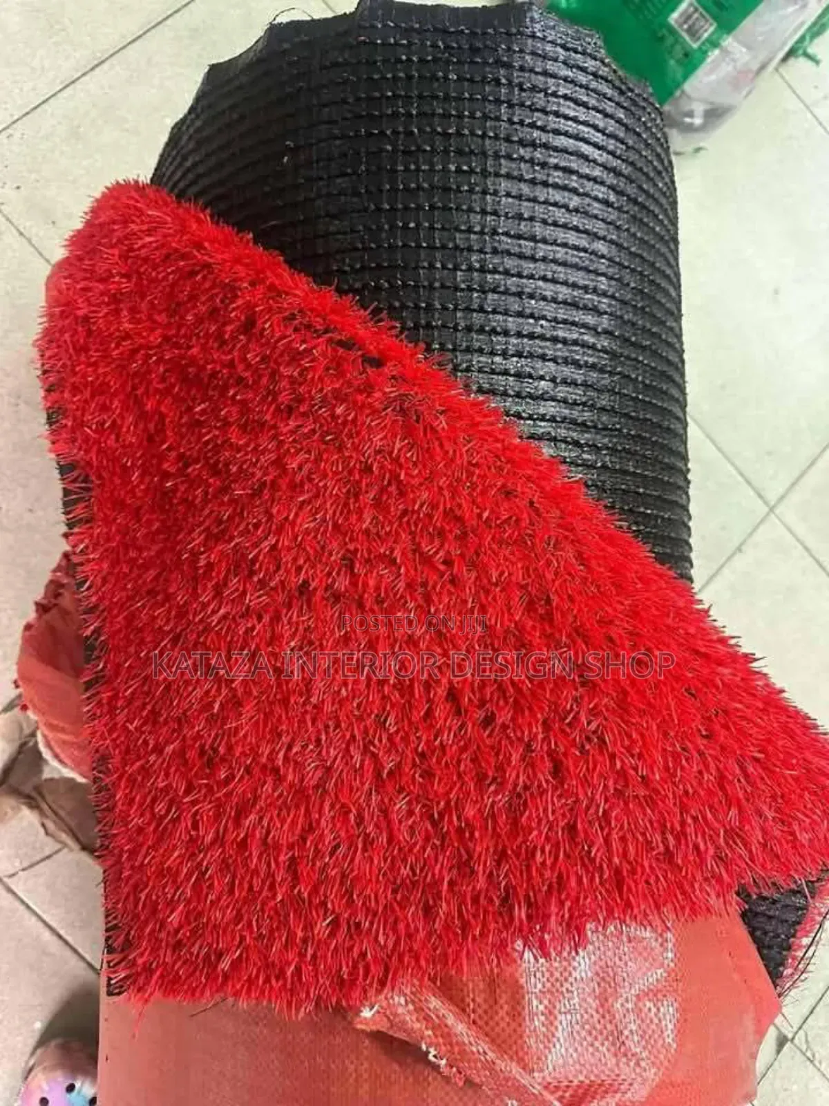 Flooring Red Grass Carpet